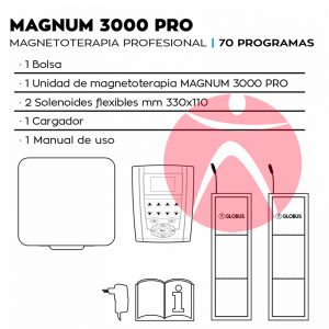 Dotación Magnetoterapia Globus Magnum 3000 Pro