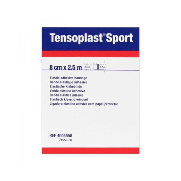 venda elastica adhesiva tensoplast sport 8cm