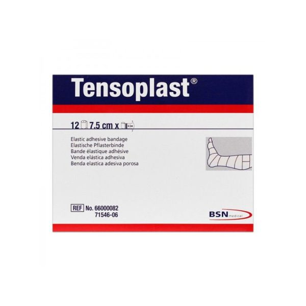 venda elástica adhesiva Tensoplast Caja 7,5cm
