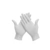 guantes de latex sin polvo blanco